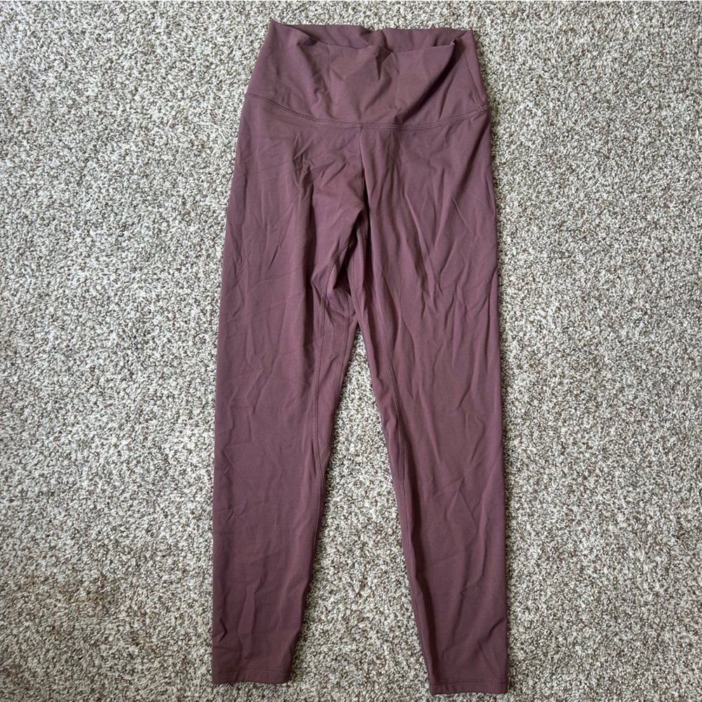 Colorfulkoala Purple Mauve Leggings Casual Comfy Lightweight Athleisure Yoga